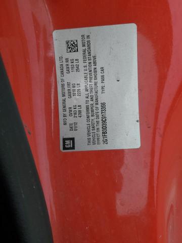 Photo 11 VIN: 2G1FB3D39C9173366 - CHEVROLET CAMARO 