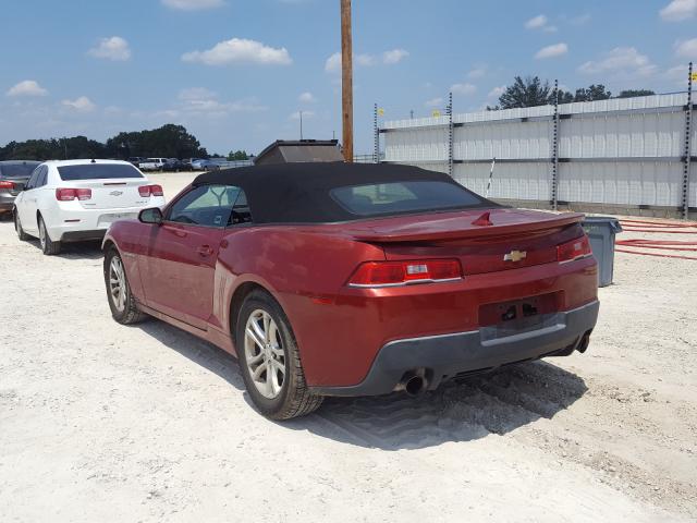 Photo 2 VIN: 2G1FB3D39E9219975 - CHEVROLET CAMARO LT 