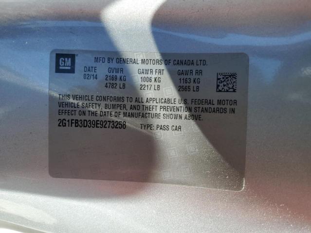 Photo 11 VIN: 2G1FB3D39E9273258 - CHEVROLET CAMARO LT 