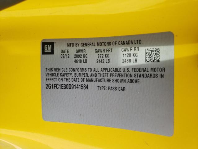 Photo 12 VIN: 2G1FC1E30D9141584 - CHEVROLET CAMARO LT 