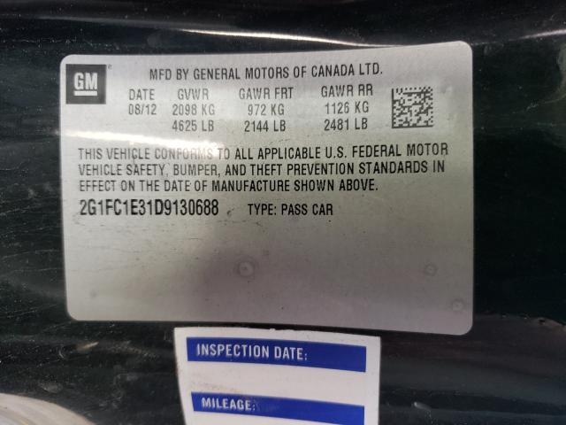 Photo 9 VIN: 2G1FC1E31D9130688 - CHEVROLET CAMARO LT 