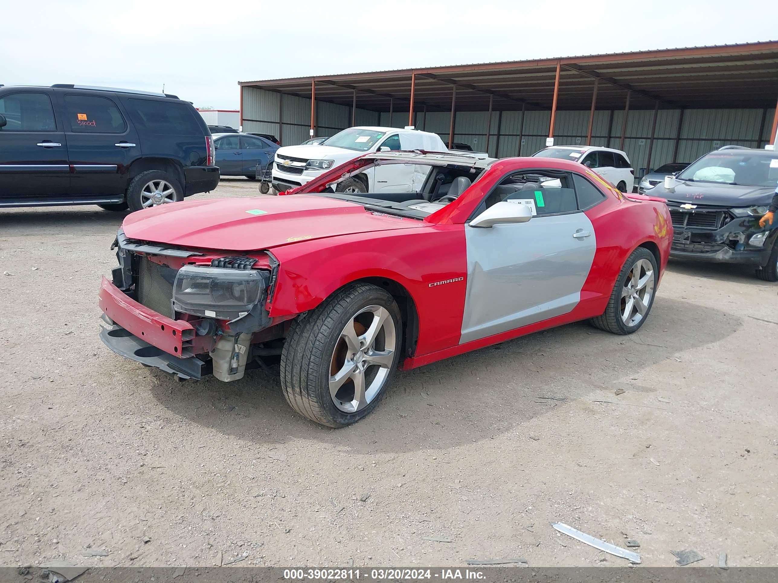 Photo 1 VIN: 2G1FC1E32E9136274 - CHEVROLET CAMARO 