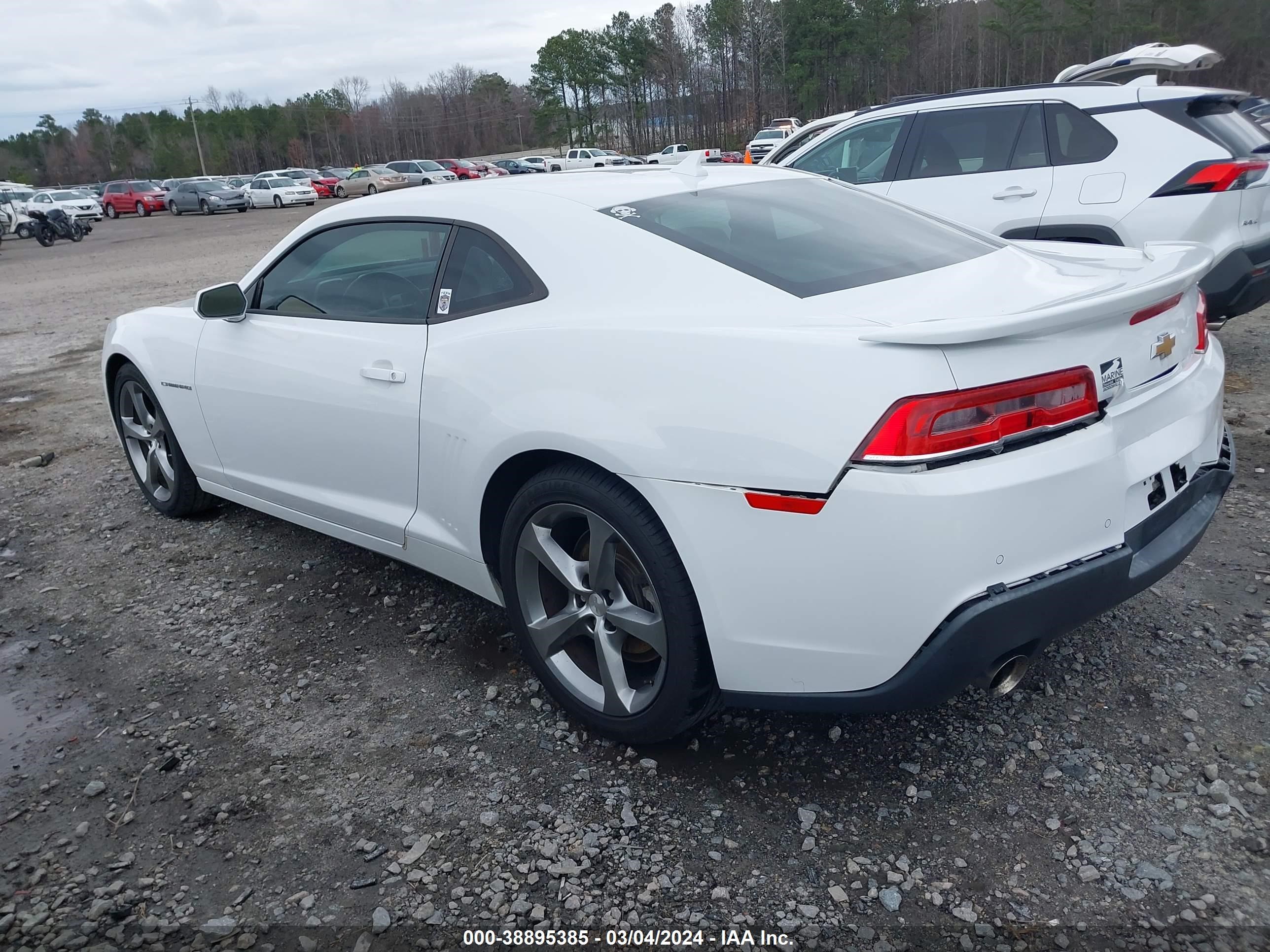 Photo 2 VIN: 2G1FC1E32E9217520 - CHEVROLET CAMARO 