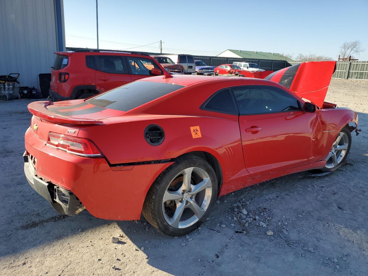 Photo 2 VIN: 2G1FC1E32E9284389 - CHEVROLET CAMARO 