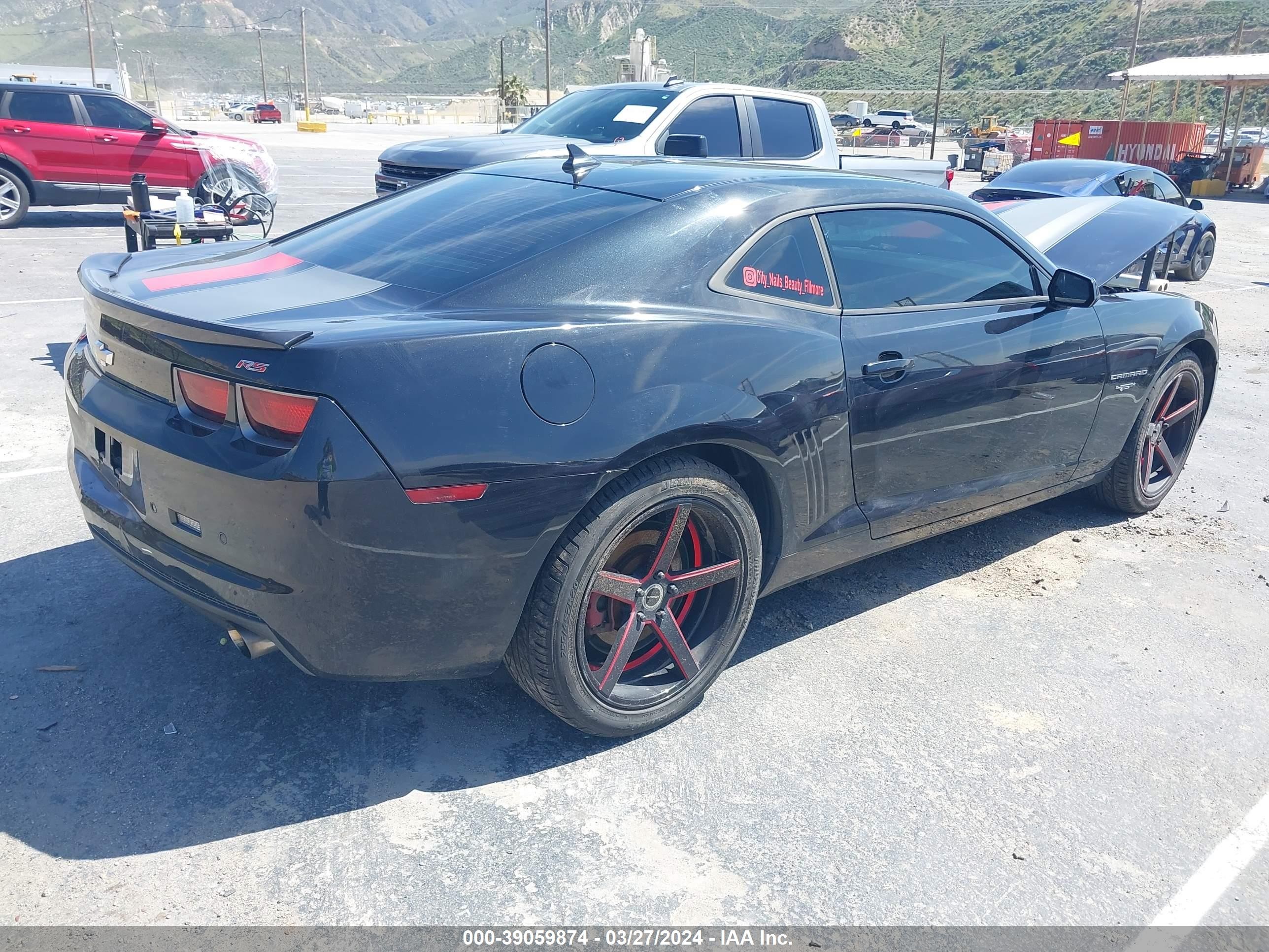 Photo 3 VIN: 2G1FC1E33C9165022 - CHEVROLET CAMARO 