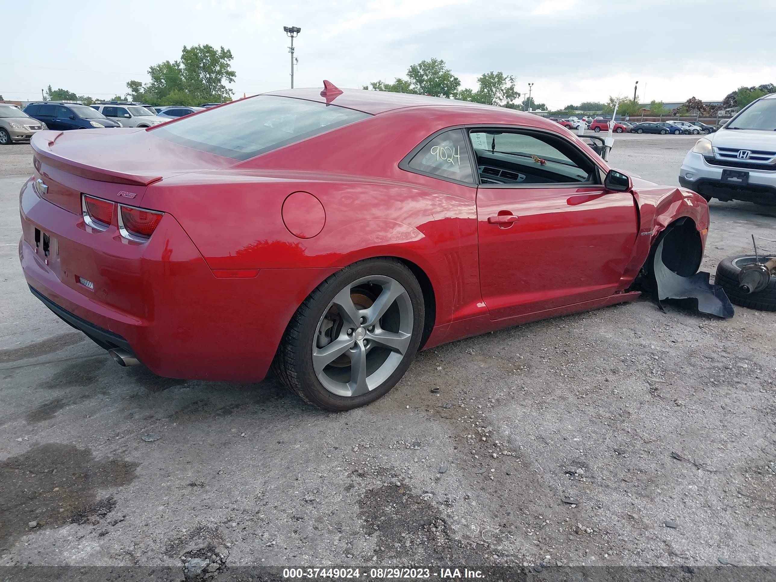 Photo 3 VIN: 2G1FC1E34D9178461 - CHEVROLET CAMARO 