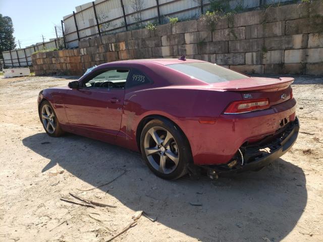 Photo 2 VIN: 2G1FC1E37E9245619 - CHEVROLET CAMARO LT 