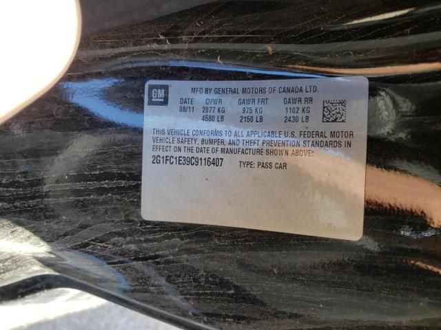Photo 9 VIN: 2G1FC1E39C9116407 - CHEVROLET CAMARO LT 