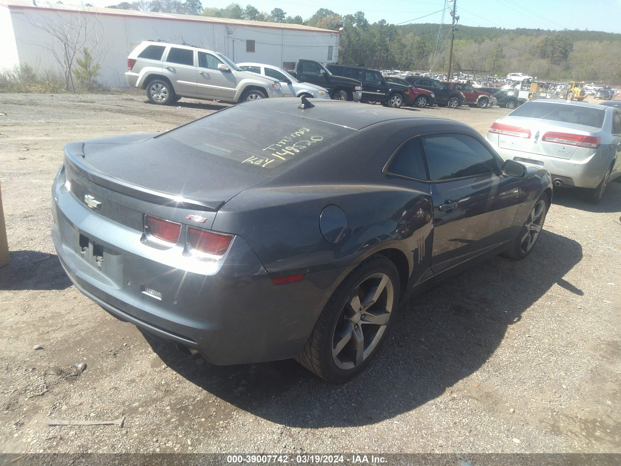 Photo 3 VIN: 2G1FC1ED1B9148520 - CHEVROLET CAMARO 