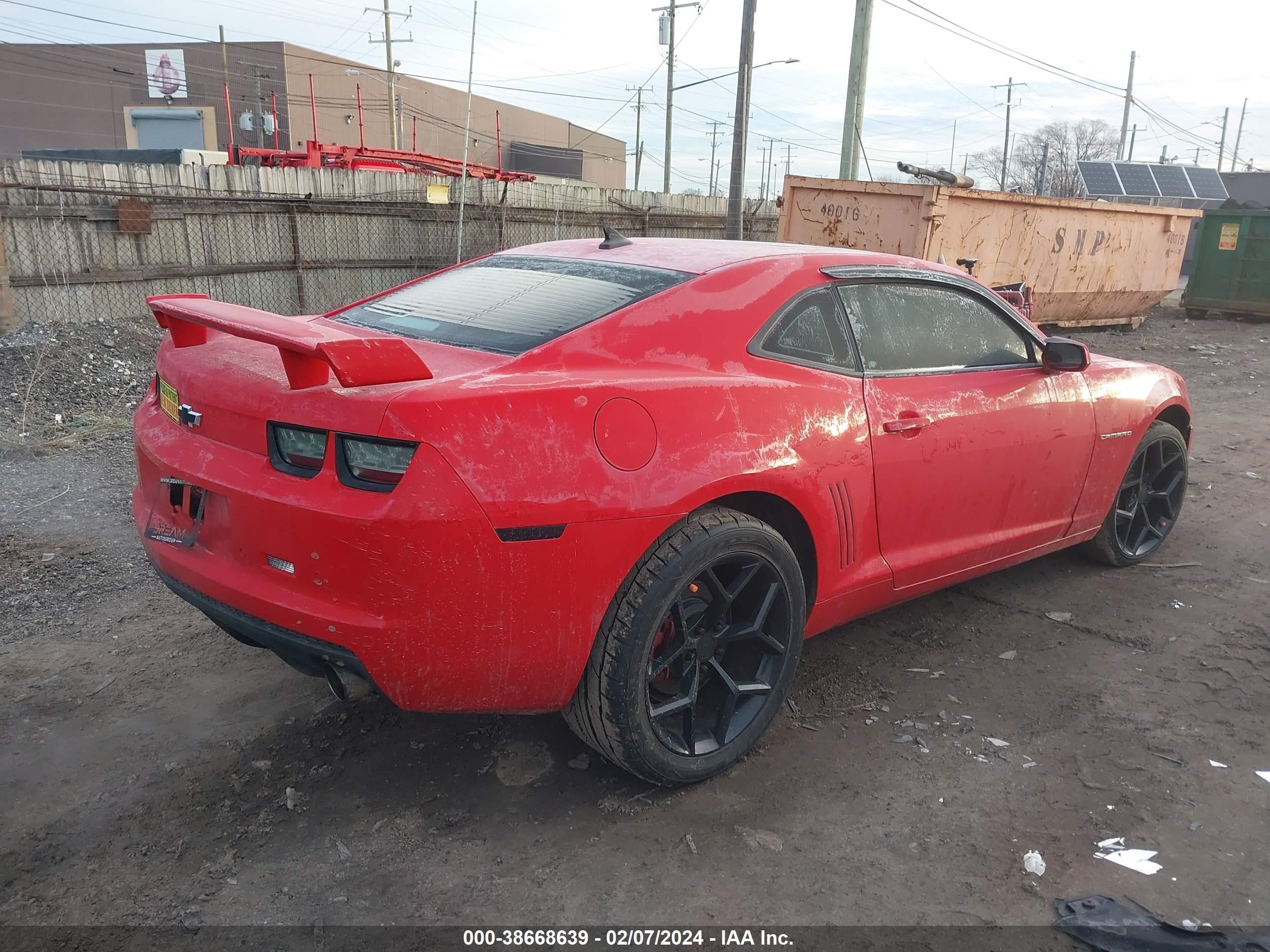 Photo 3 VIN: 2G1FC1ED2B9108074 - CHEVROLET CAMARO 