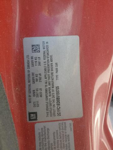 Photo 11 VIN: 2G1FC1ED8B9158705 - CHEVROLET CAMARO 