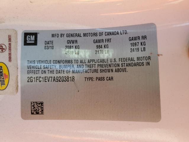 Photo 11 VIN: 2G1FC1EV7A9203818 - CHEVROLET CAMARO LT 