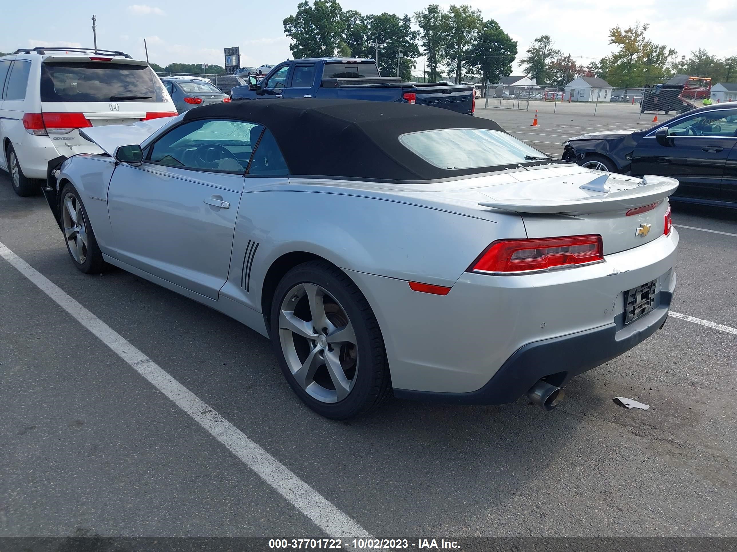 Photo 2 VIN: 2G1FC3D30E9292004 - CHEVROLET CAMARO 