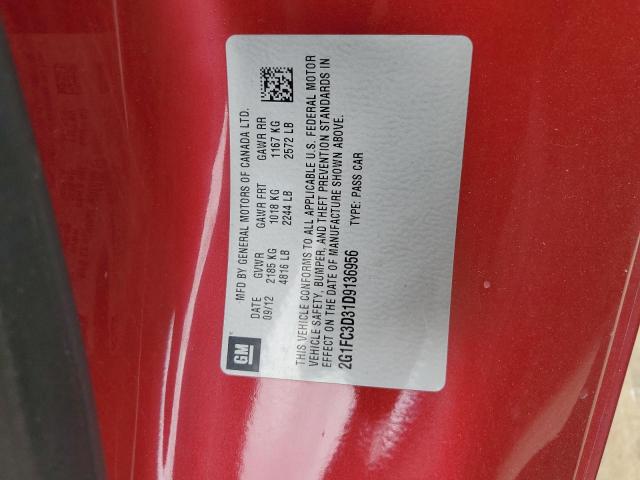 Photo 11 VIN: 2G1FC3D31D9136956 - CHEVROLET CAMARO 