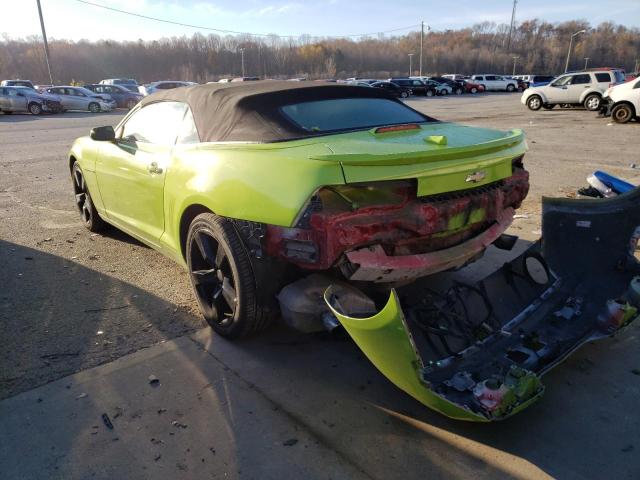 Photo 2 VIN: 2G1FC3D36D9189104 - CHEVROLET CAMARO LT 