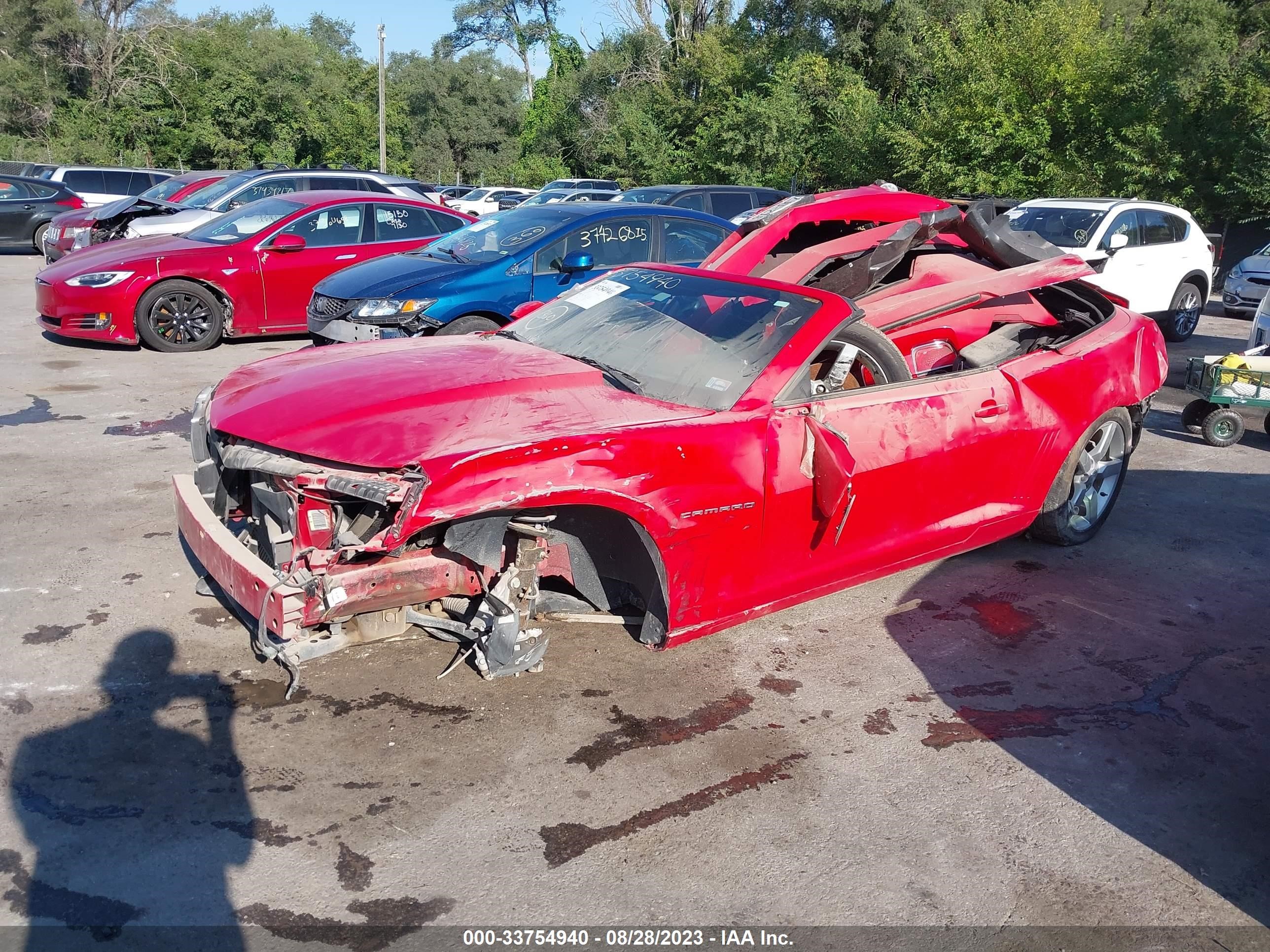 Photo 1 VIN: 2G1FC3DD1B9213623 - CHEVROLET CAMARO 