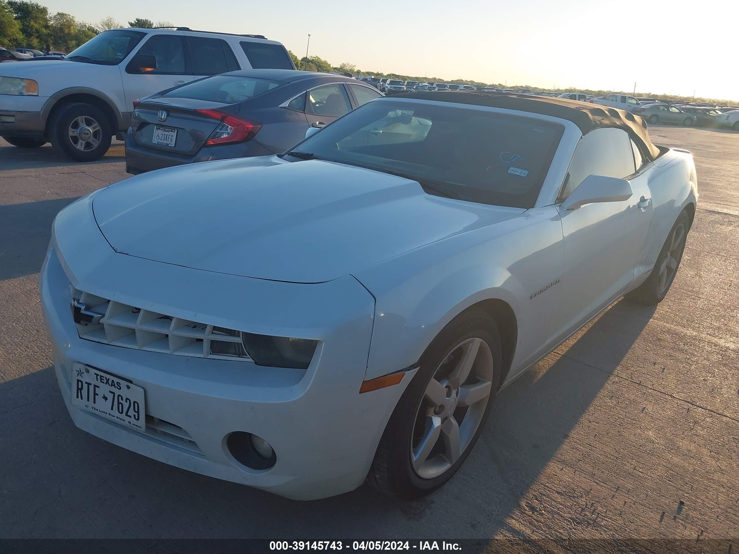 Photo 1 VIN: 2G1FC3DD9B9180564 - CHEVROLET CAMARO 