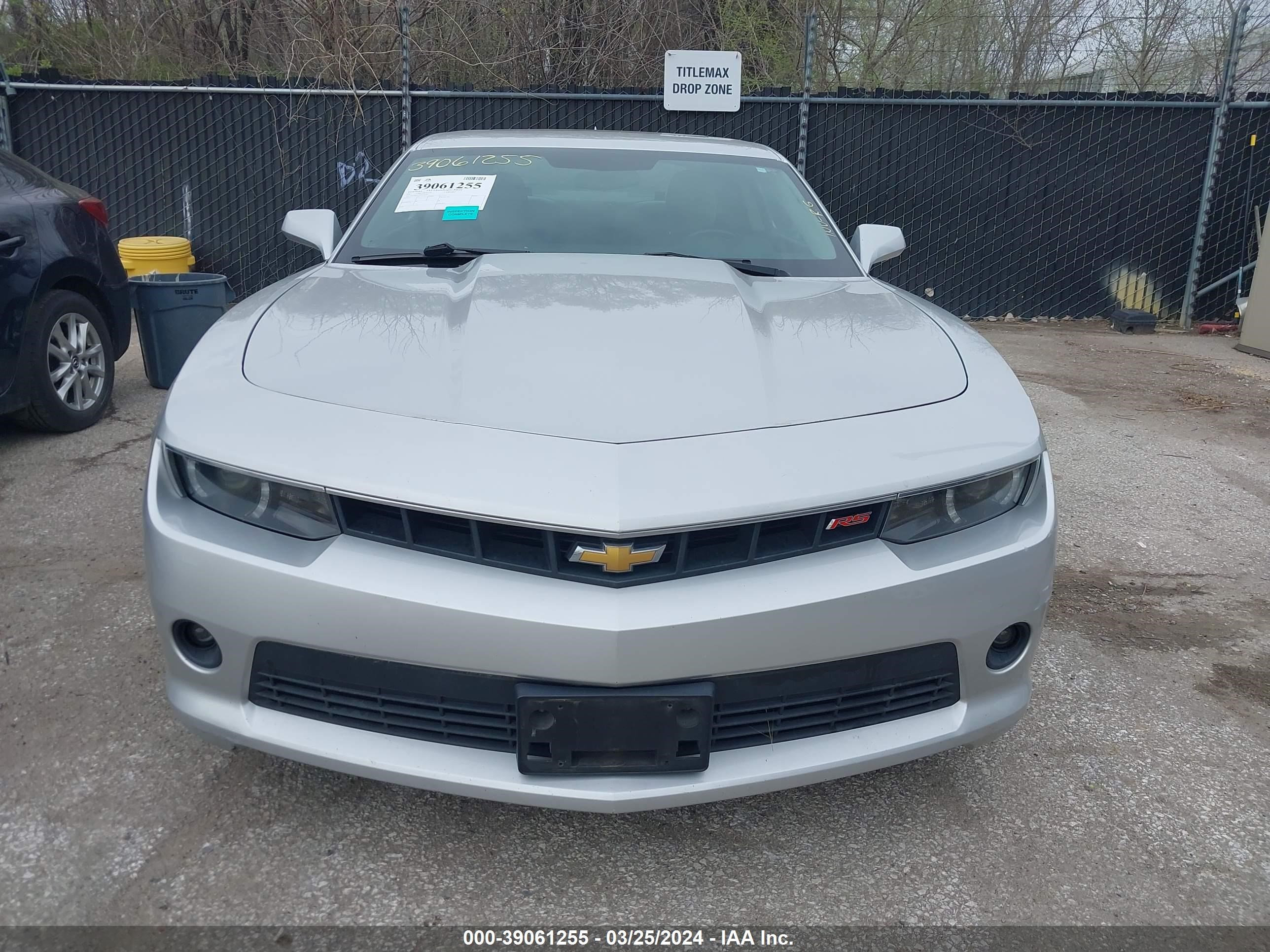 Photo 5 VIN: 2G1FD1E37F9235834 - CHEVROLET CAMARO 