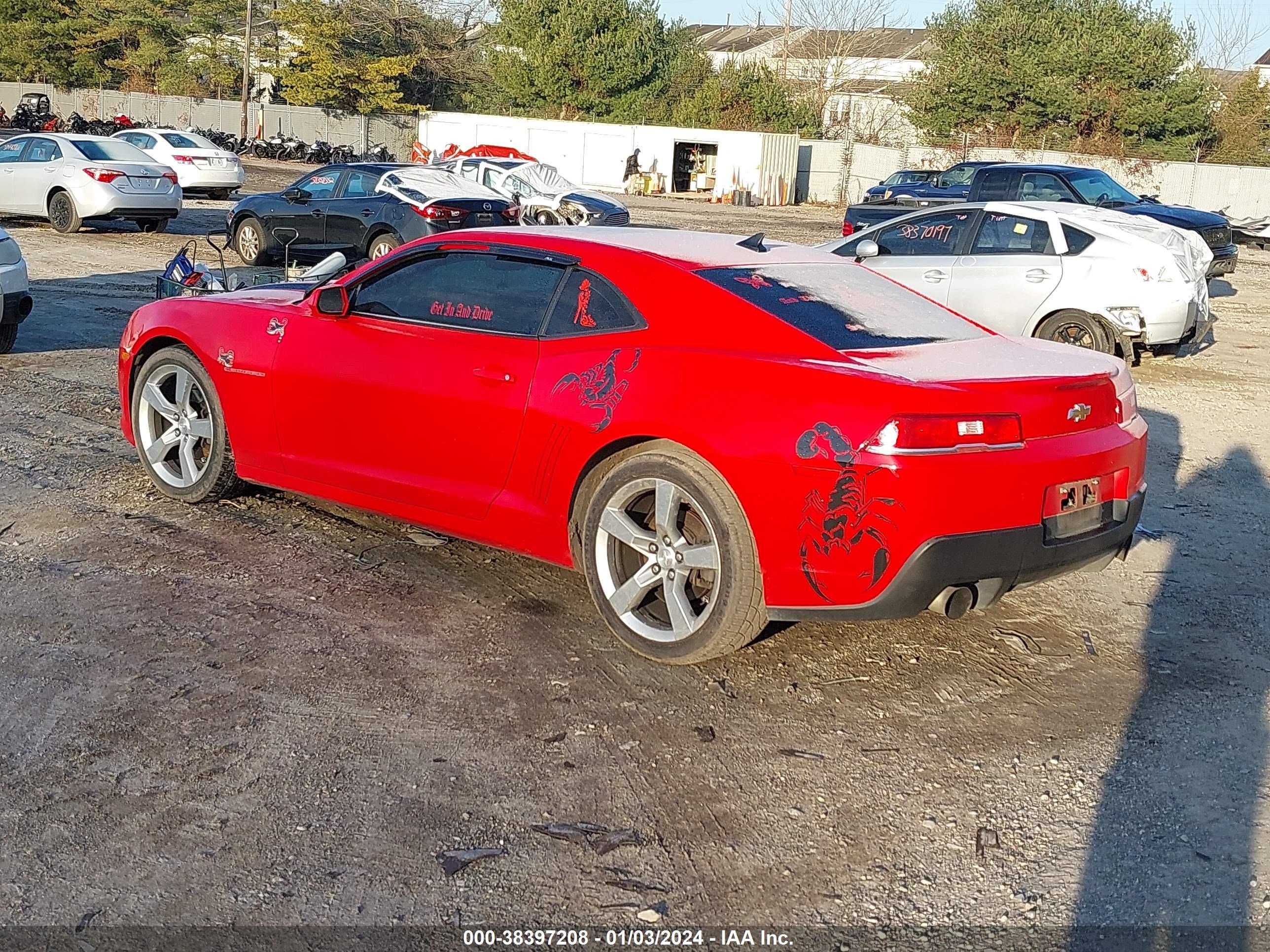 Photo 2 VIN: 2G1FD1E37F9311679 - CHEVROLET CAMARO 