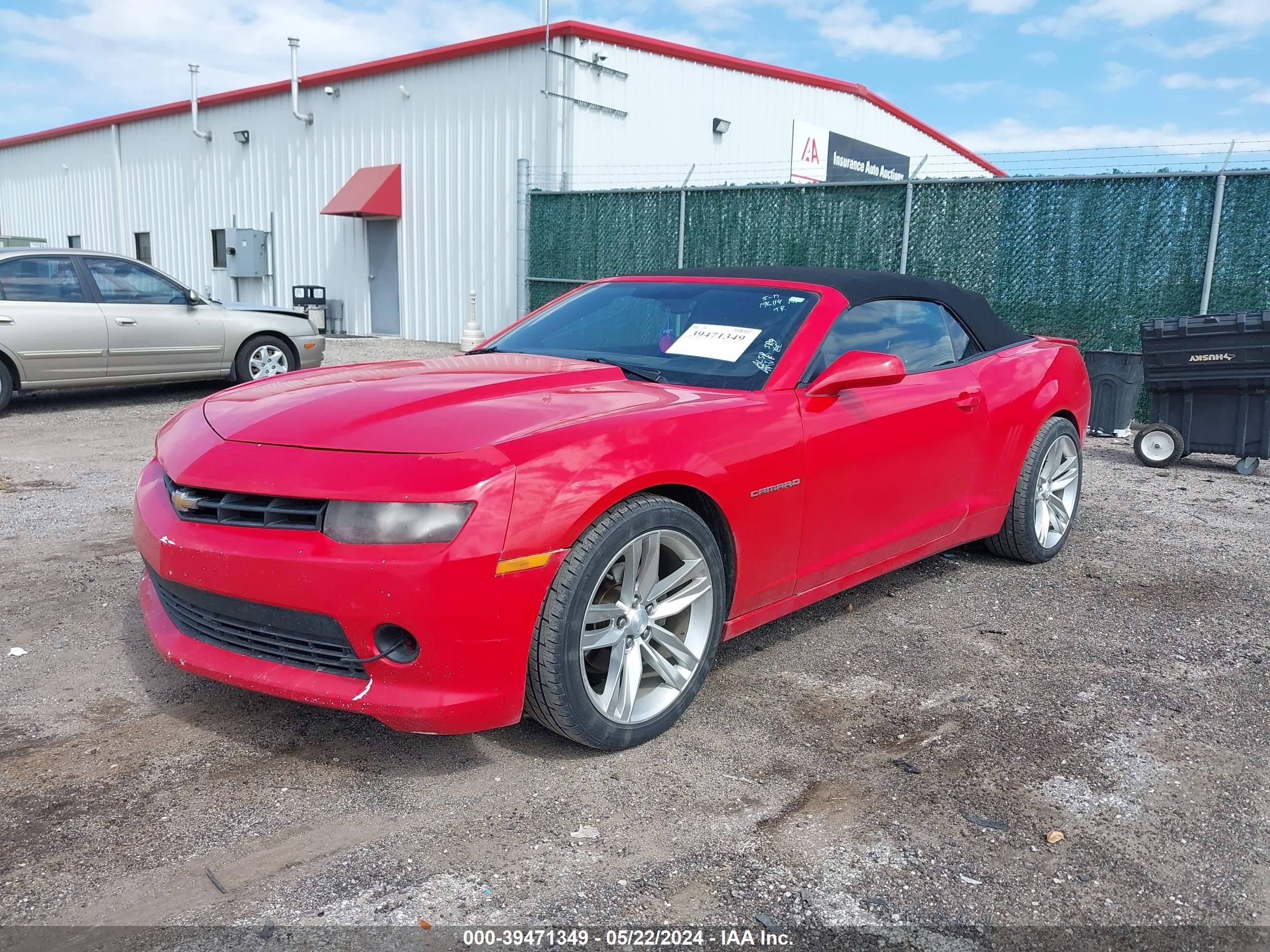 Photo 1 VIN: 2G1FD3D30F9196114 - CHEVROLET CAMARO 