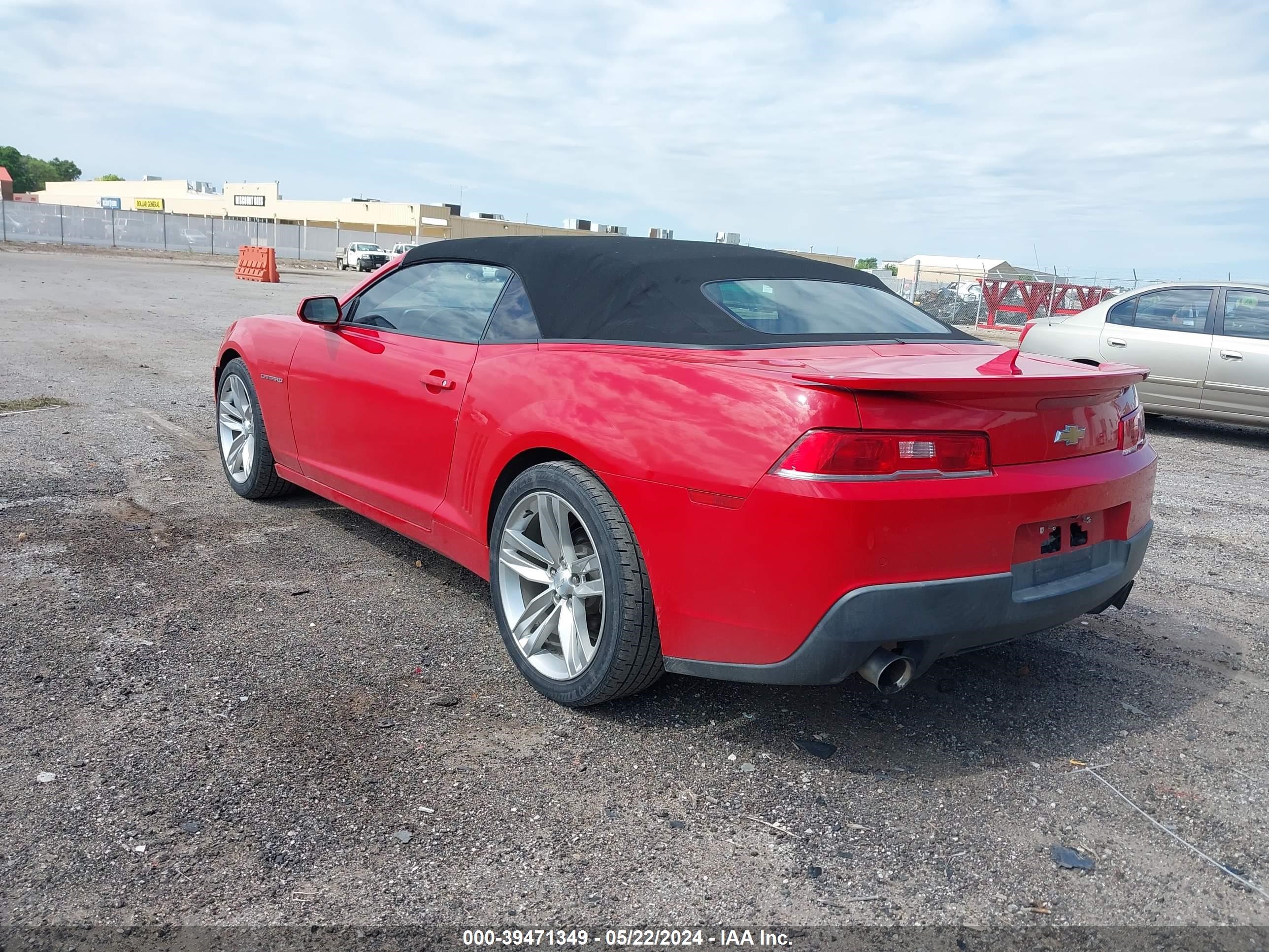 Photo 2 VIN: 2G1FD3D30F9196114 - CHEVROLET CAMARO 