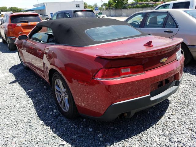 Photo 2 VIN: 2G1FD3D30F9221156 - CHEVROLET CAMARO LT 