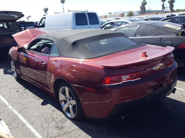 Photo 2 VIN: 2G1FD3D34F9290884 - CHEVROLET CAMARO LT 