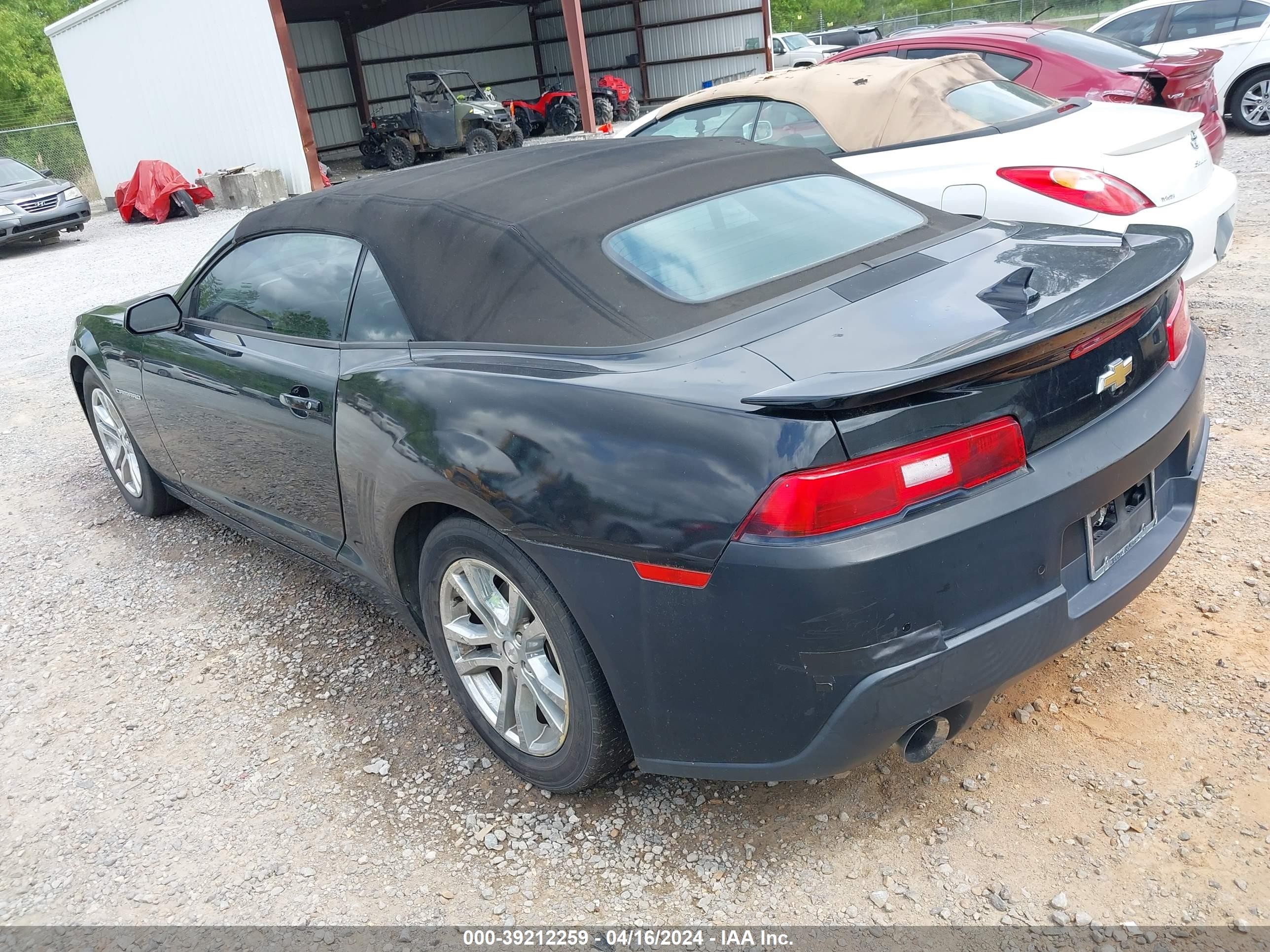 Photo 2 VIN: 2G1FD3D35F9142209 - CHEVROLET CAMARO 