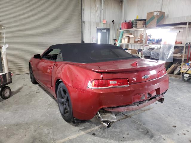 Photo 2 VIN: 2G1FD3D38F9203990 - CHEVROLET CAMARO LT 