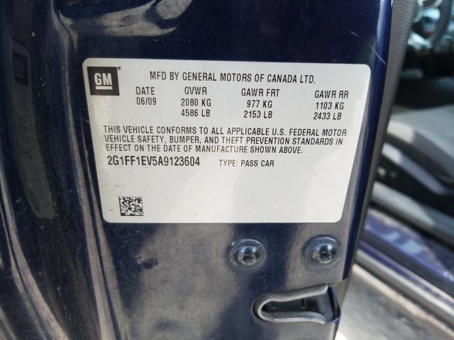 Photo 9 VIN: 2G1FF1EV5A9123604 - CHEVROLET CAMARO LT 