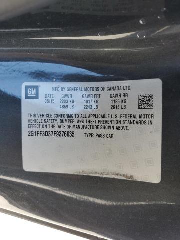 Photo 11 VIN: 2G1FF3D37F9276035 - CHEVROLET CAMARO LT 