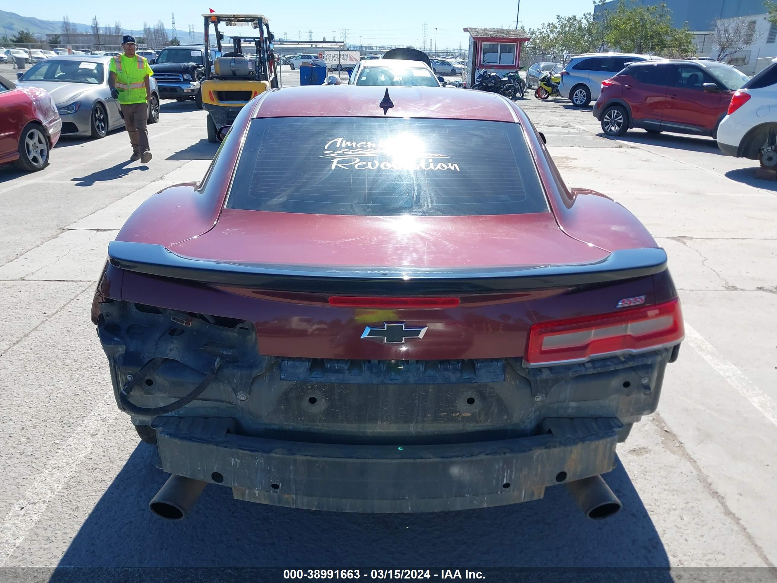 Photo 16 VIN: 2G1FG1EW6F9221506 - CHEVROLET CAMARO 