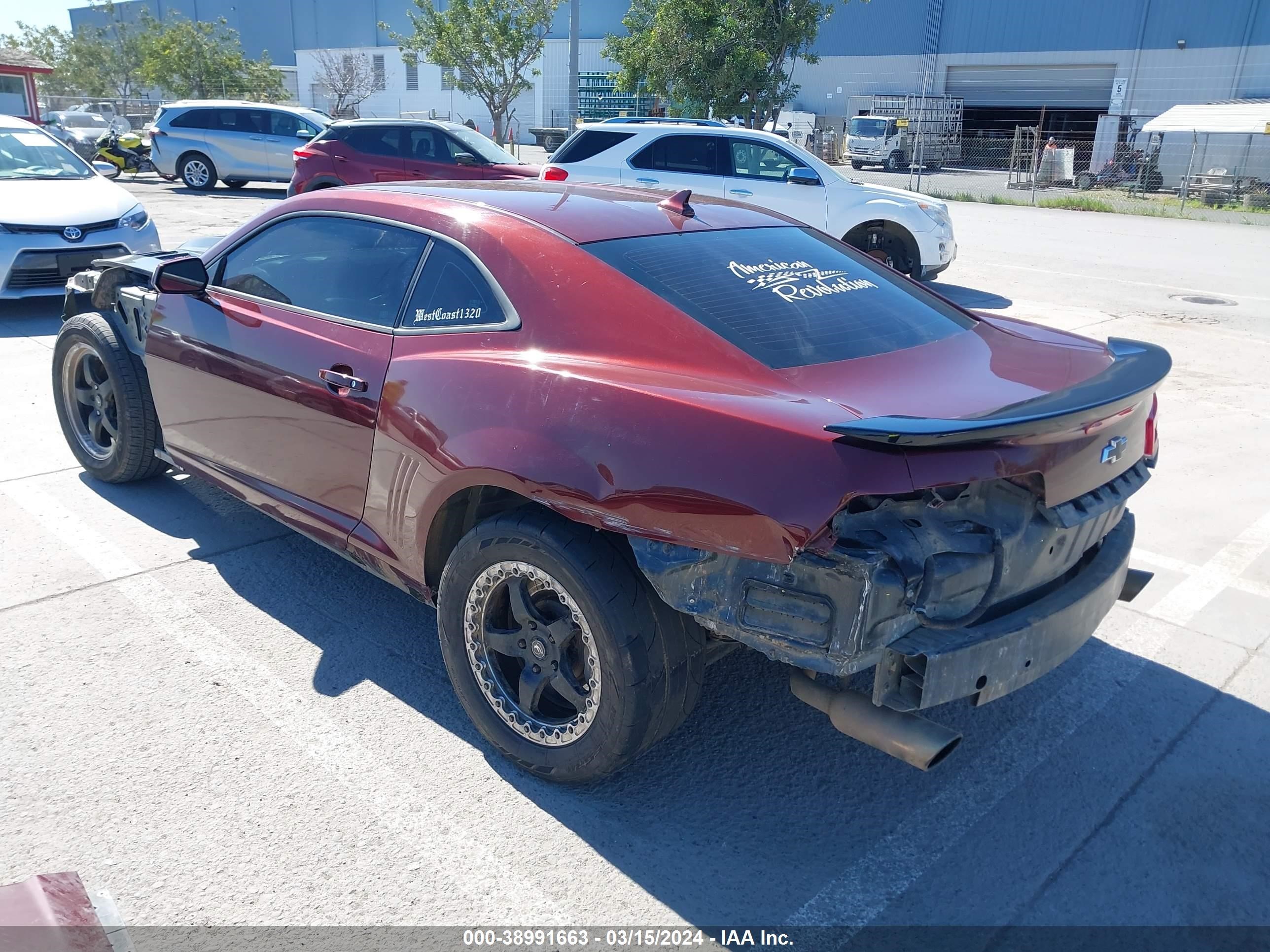 Photo 2 VIN: 2G1FG1EW6F9221506 - CHEVROLET CAMARO 