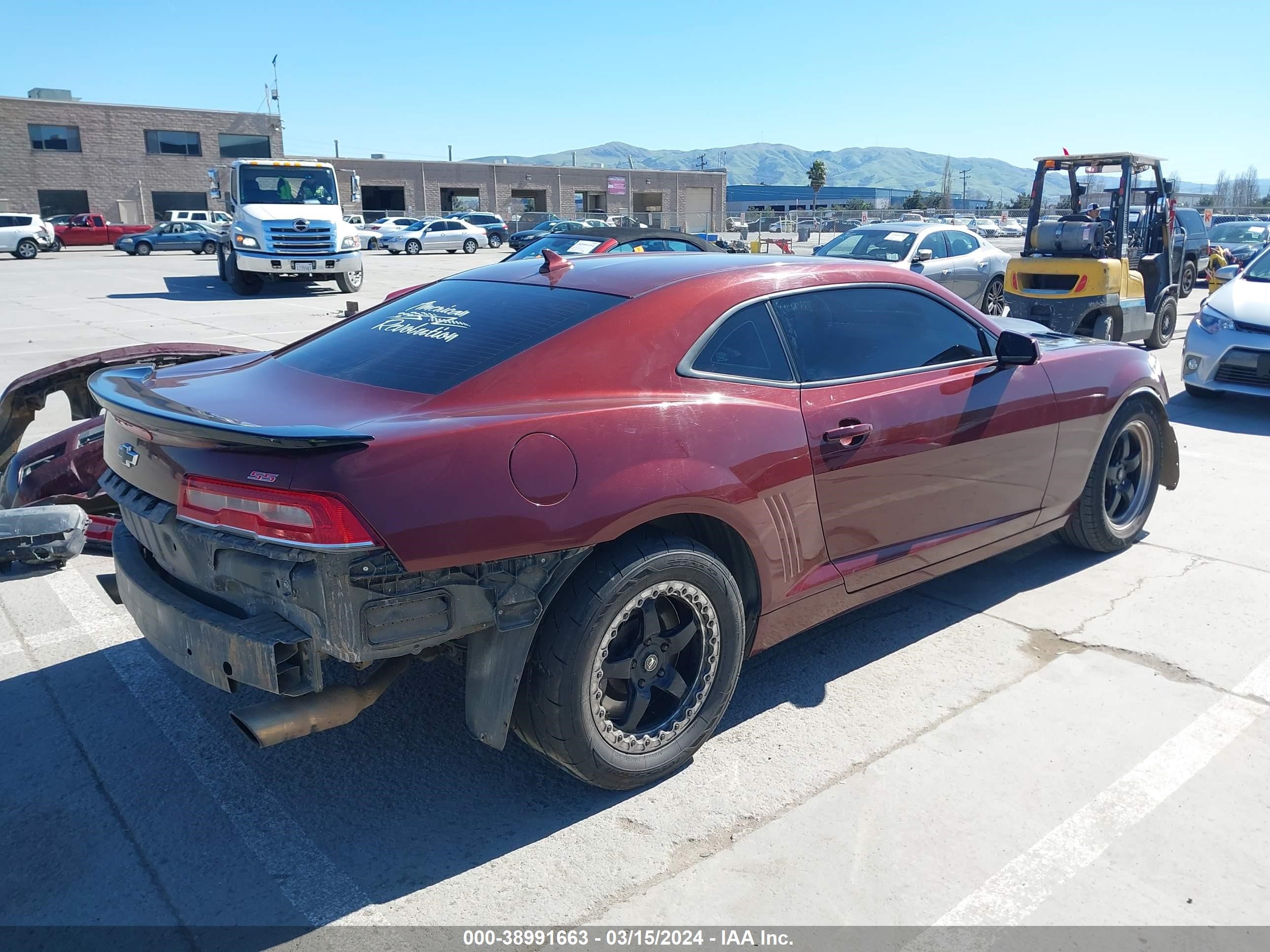 Photo 3 VIN: 2G1FG1EW6F9221506 - CHEVROLET CAMARO 