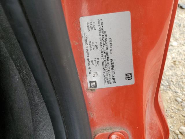 Photo 11 VIN: 2G1FK1EJ2A9180898 - CHEVROLET CAMARO 
