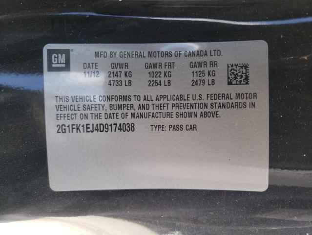 Photo 12 VIN: 2G1FK1EJ4D9174038 - CHEVROLET CAMARO 