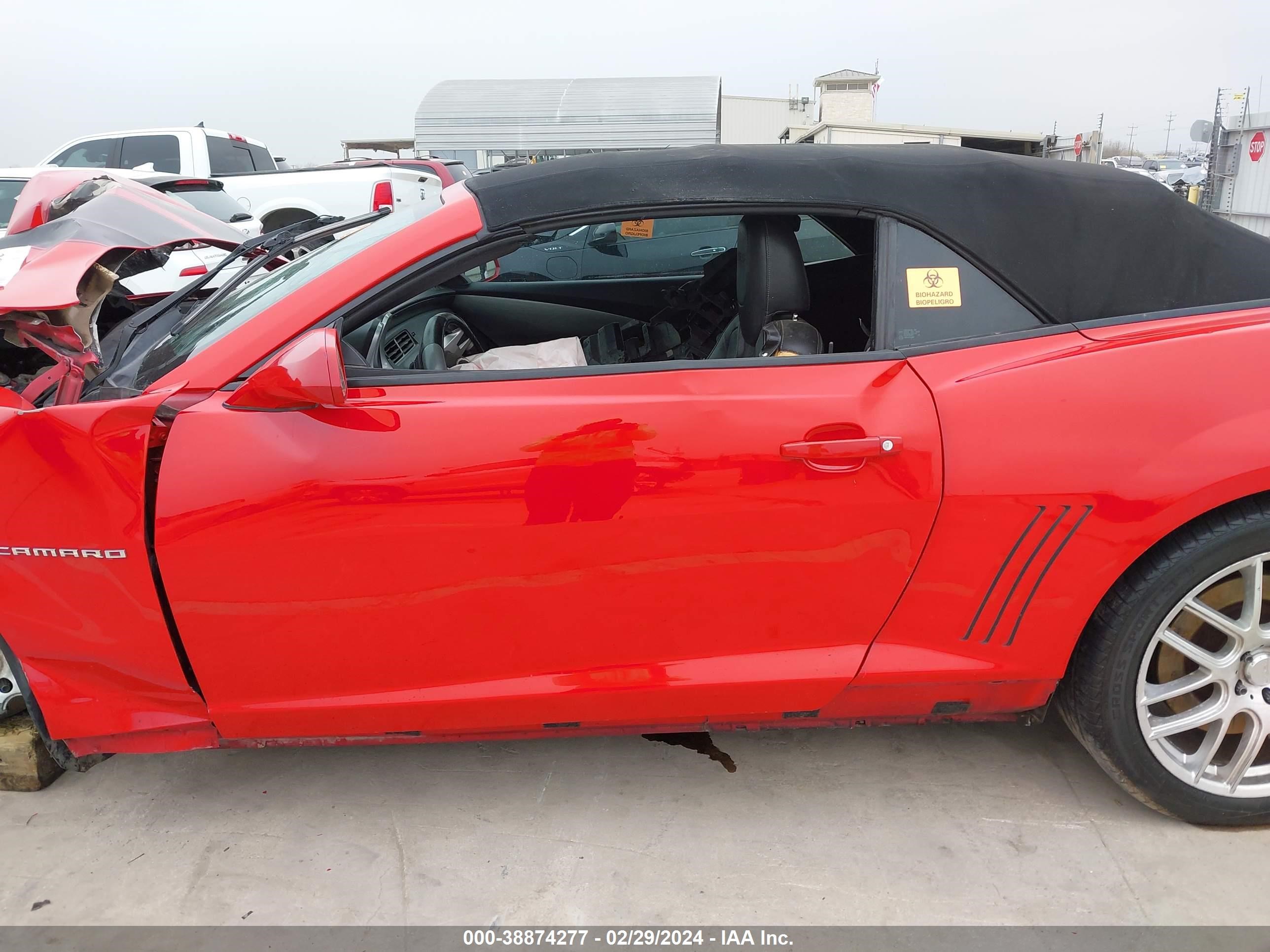 Photo 13 VIN: 2G1FK3DJ0B9155139 - CHEVROLET CAMARO 