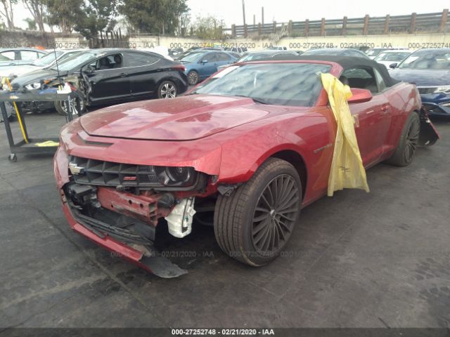 Photo 1 VIN: 2G1FK3DJ4C9201573 - CHEVROLET CAMARO 