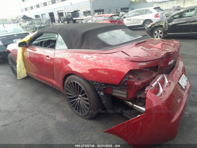 Photo 2 VIN: 2G1FK3DJ4C9201573 - CHEVROLET CAMARO 