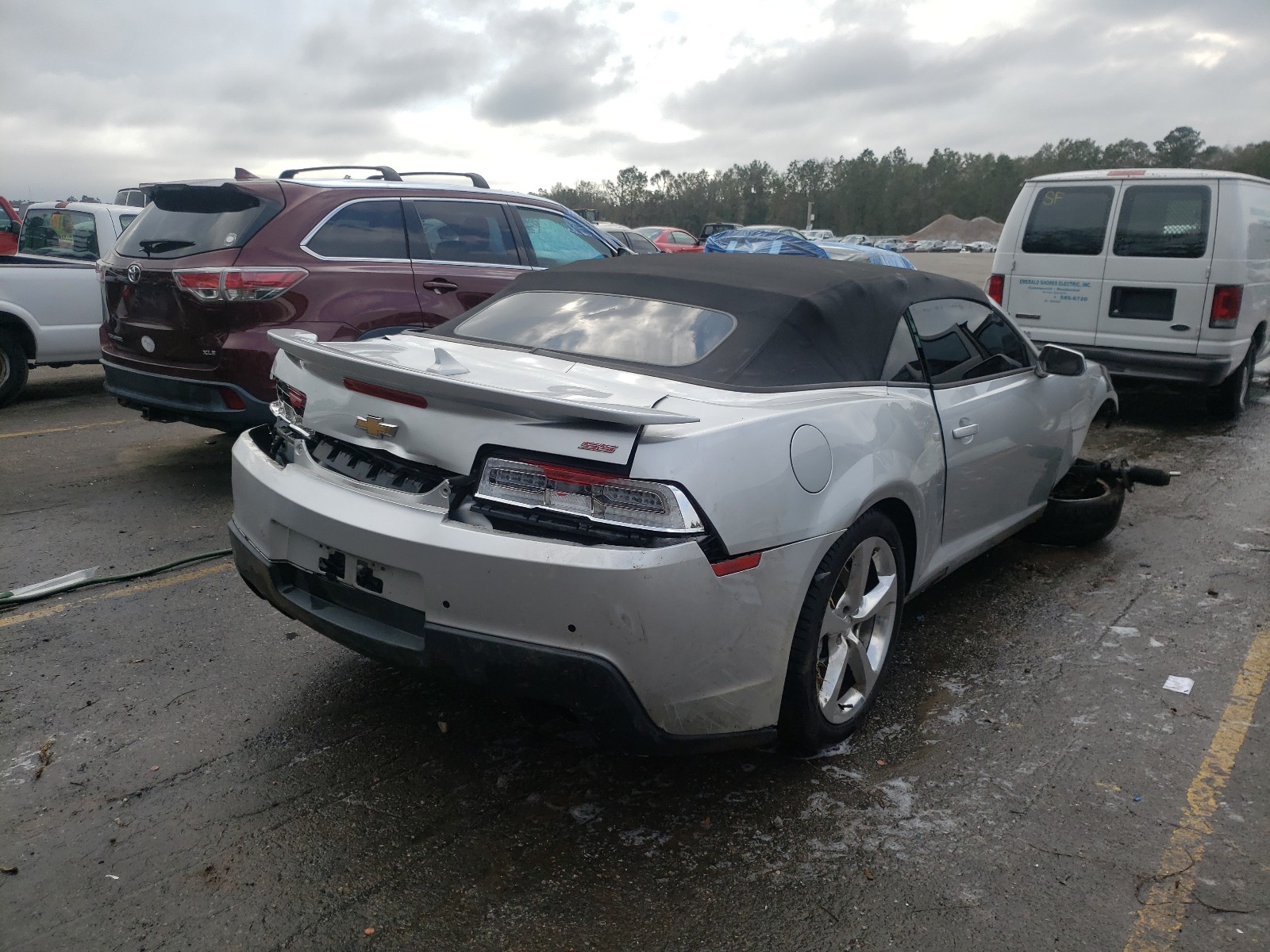 Photo 3 VIN: 2G1FK3DJ4F9254763 - CHEVROLET CAMARO 2SS 