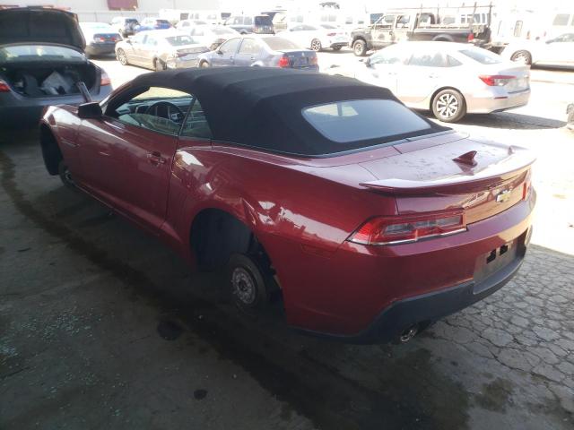 Photo 2 VIN: 2G1FK3DJ6E9209693 - CHEVROLET CAMARO 2SS 