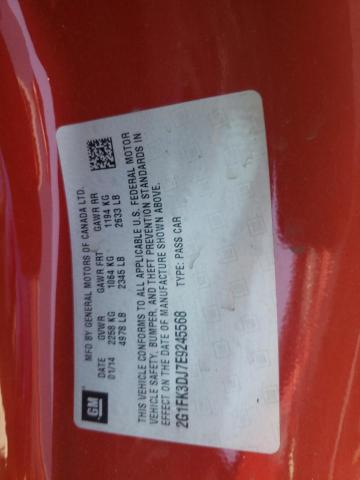 Photo 12 VIN: 2G1FK3DJ7E9245568 - CHEVROLET CAMARO 2SS 