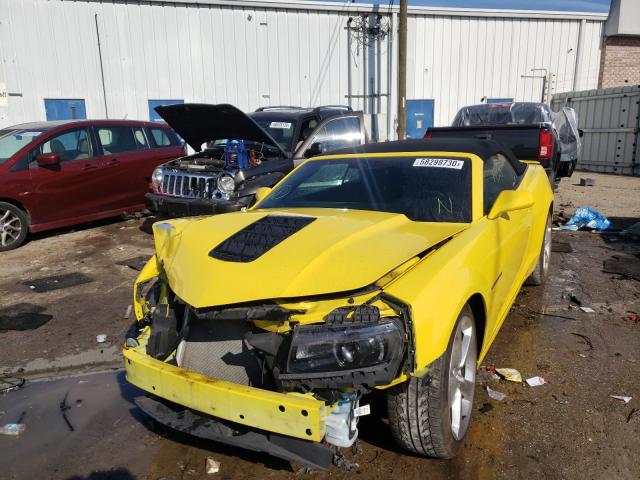 Photo 1 VIN: 2G1FK3DJ7F9255714 - CHEVROLET CAMARO 2SS 