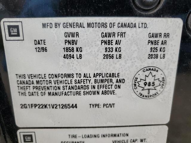 Photo 11 VIN: 2G1FP22K1V2126544 - CHEVROLET CAMARO BAS 