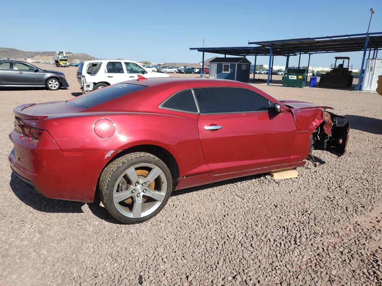 Photo 2 VIN: 2G1FS1EW6C9184371 - CHEVROLET CAMARO 