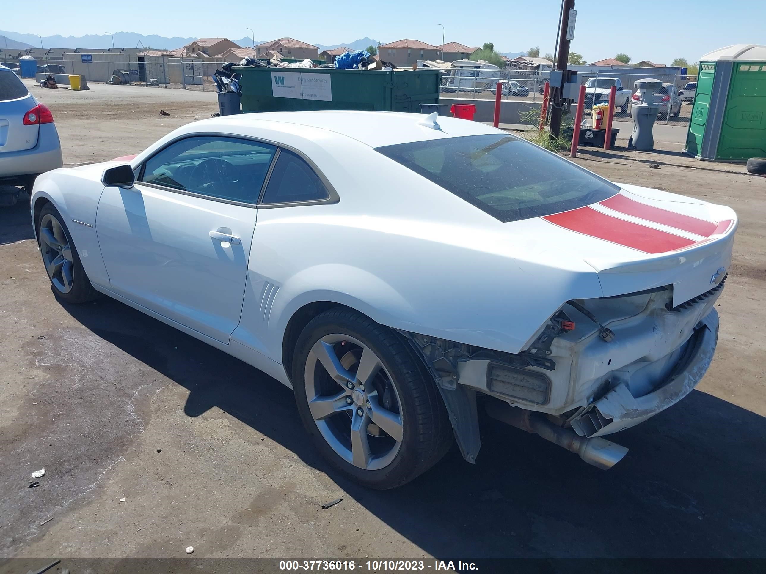 Photo 2 VIN: 2G1FT1EW7C9149917 - CHEVROLET CAMARO 