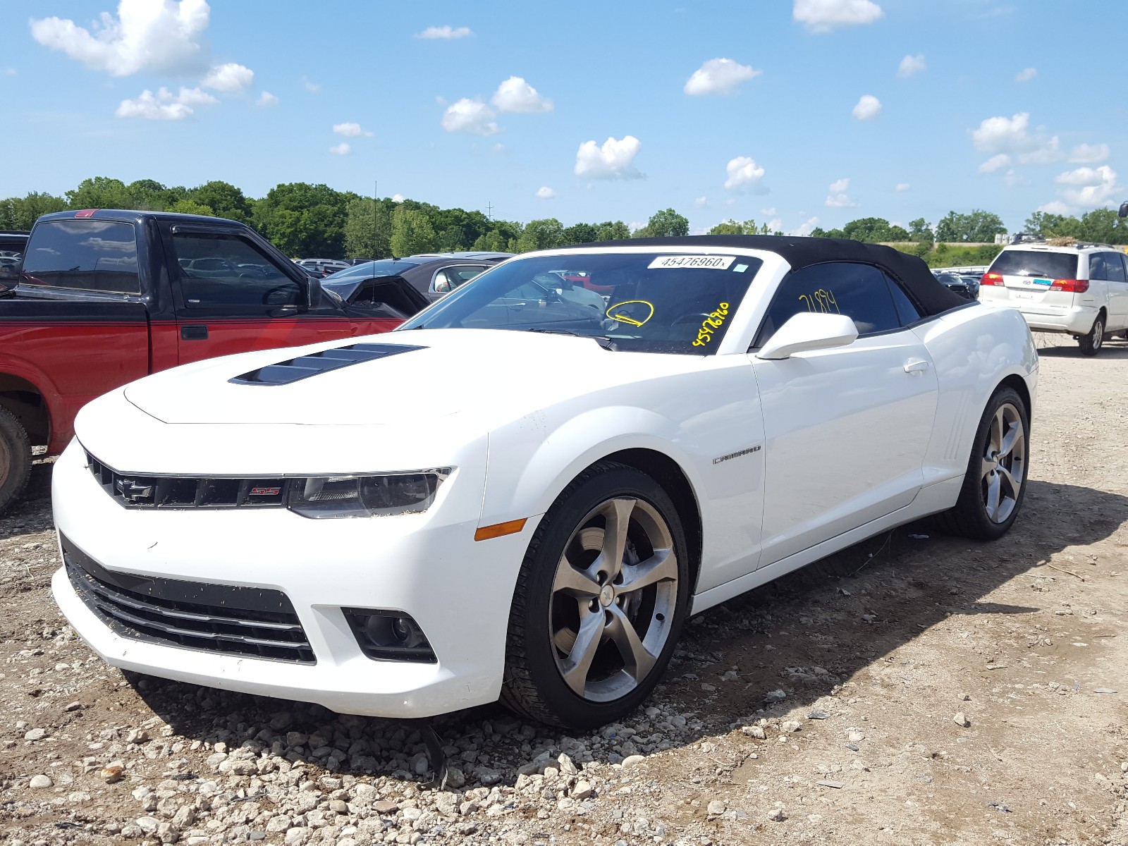 Photo 1 VIN: 2G1FT3DW1E9174196 - CHEVROLET CAMARO 2SS 