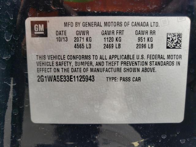 Photo 11 VIN: 2G1WA5E33E1125943 - CHEVROLET IMPALA 