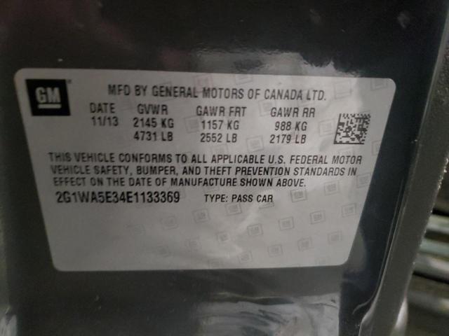 Photo 11 VIN: 2G1WA5E34E1133369 - CHEVROLET IMPALA LIM 