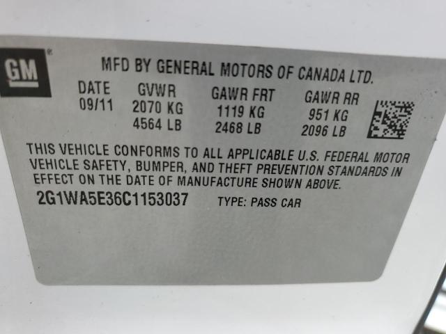 Photo 12 VIN: 2G1WA5E36C1153037 - CHEVROLET IMPALA 